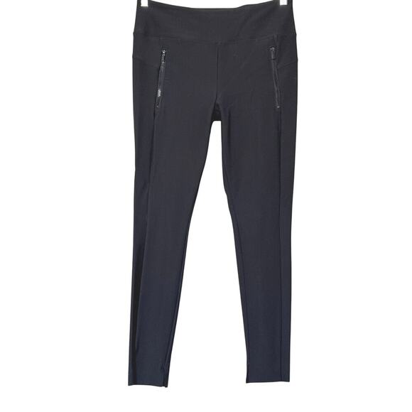 Athleta Stellar Trouser Pant Womens Size M in Black Travel Casual Office EUC - Picture 2 of 12